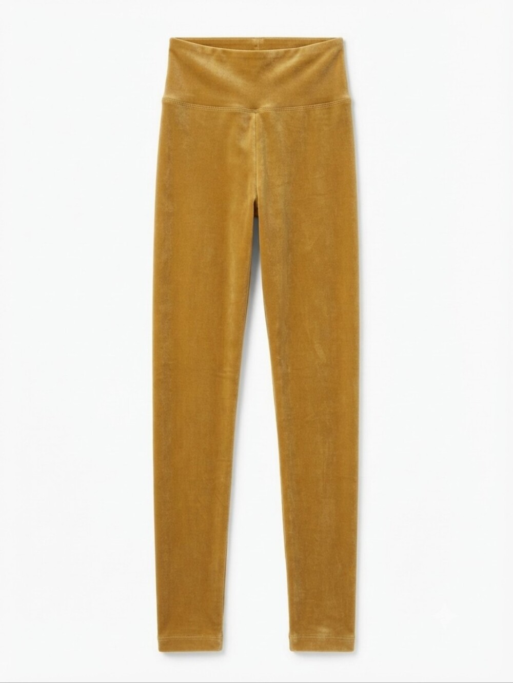 NWT Offline by Aerie Velvet High Waisted Leggings Gold Yellow Size M